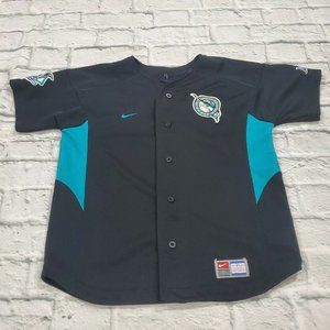 Vintage MLB Majestic Florida Marlins 90s Jersey Youth